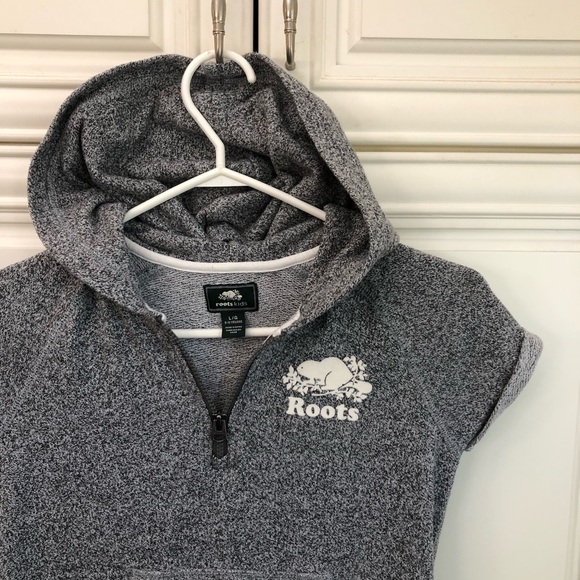 Roots salt and pepper hooded sweatshirt dress - Picture 2 of 12